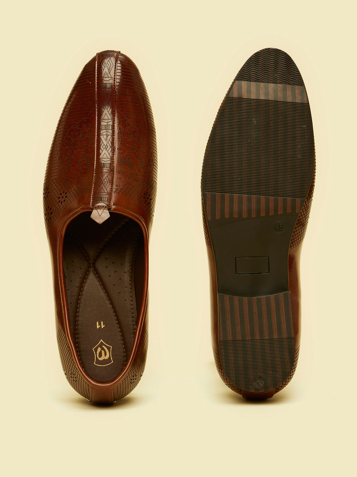 Manyavar Men Dashing Brown Shoe