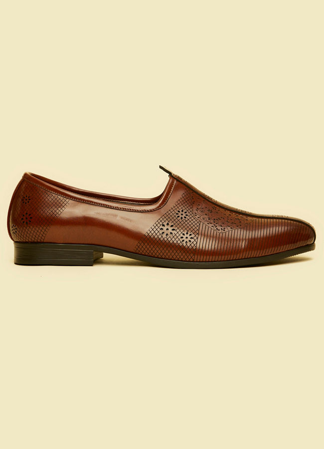 Manyavar Men Dashing Brown Shoe
