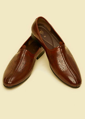 Manyavar Men Dashing Brown Shoe