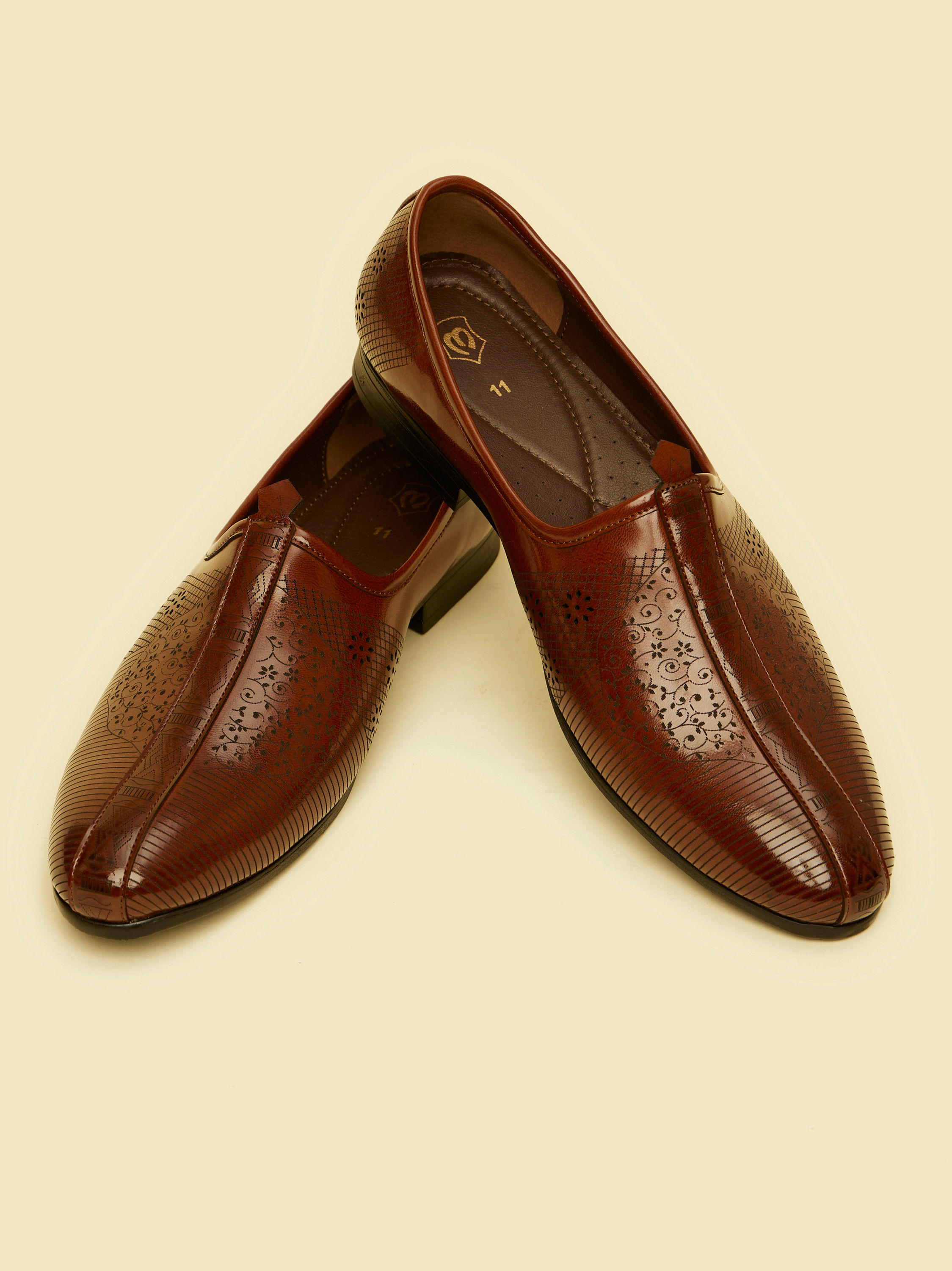 Manyavar Men Dashing Brown Shoe