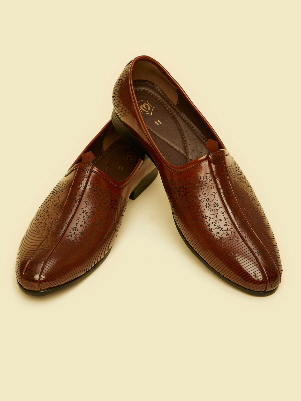 Manyavar Men Dashing Brown Shoe