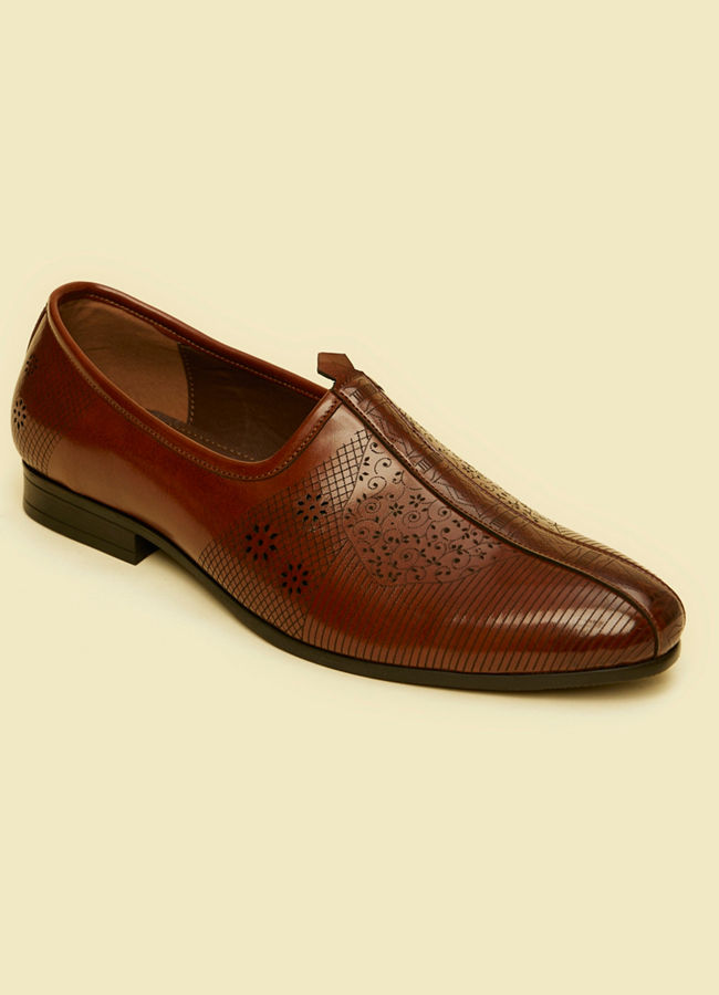 Manyavar Men Dashing Brown Shoe
