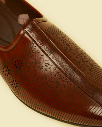 Manyavar Men Dashing Brown Shoe