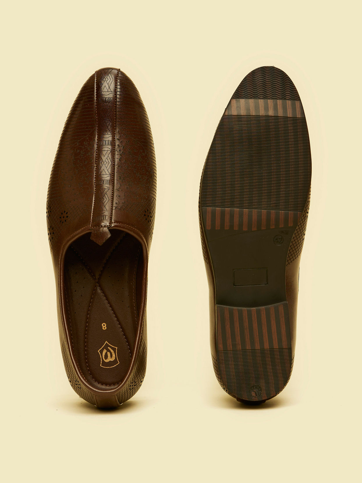 Manyavar Men Dark Brown Elegance Shoe