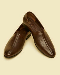 Manyavar Men Dark Brown Elegance Shoe