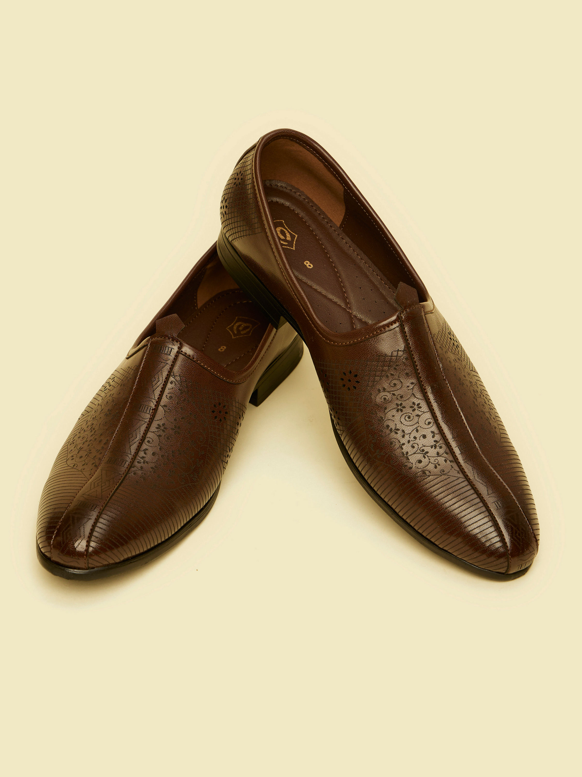 Manyavar Men Dark Brown Elegance Shoe