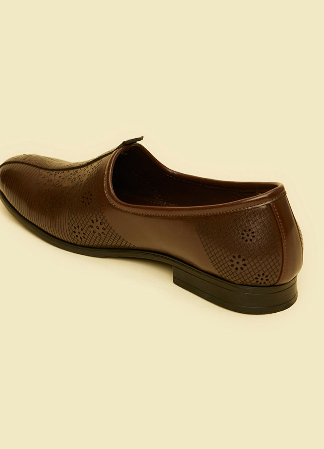 Manyavar Men Dark Brown Elegance Shoe