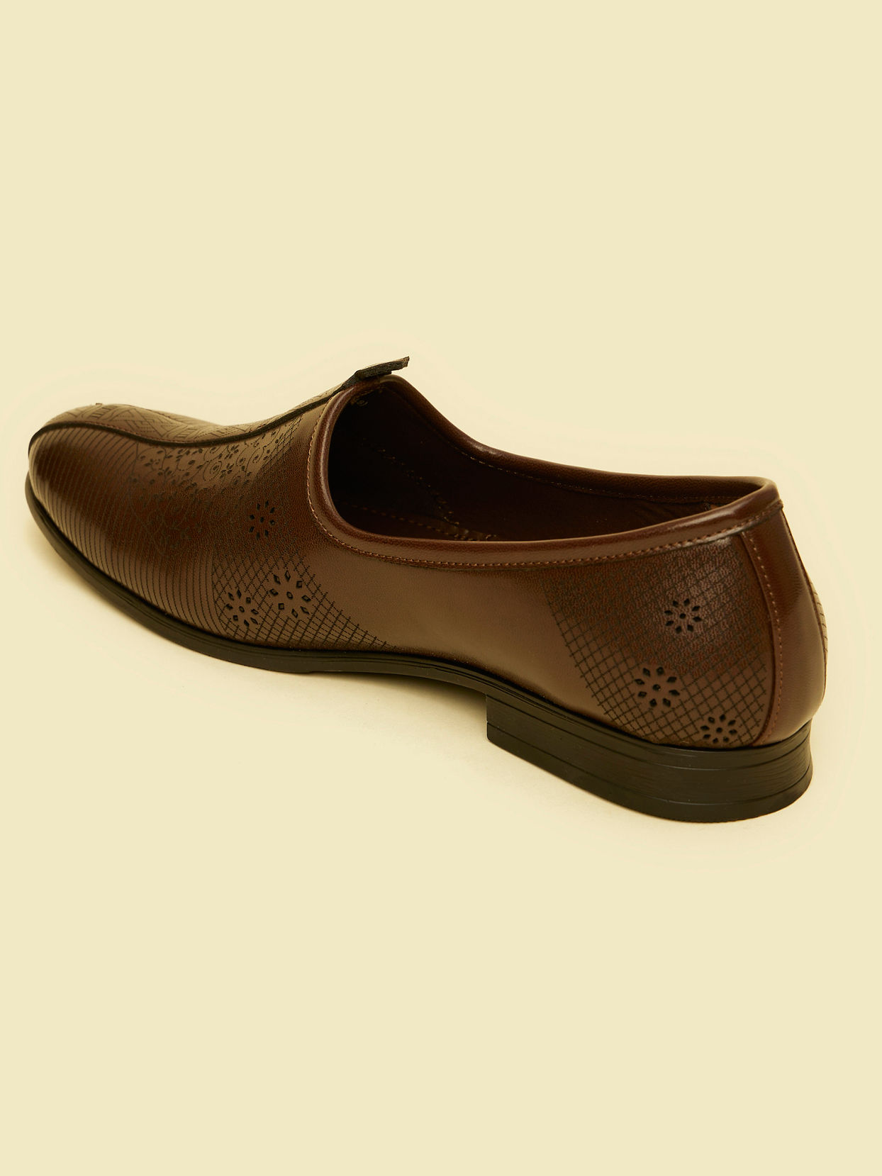 Manyavar Men Dark Brown Elegance Shoe