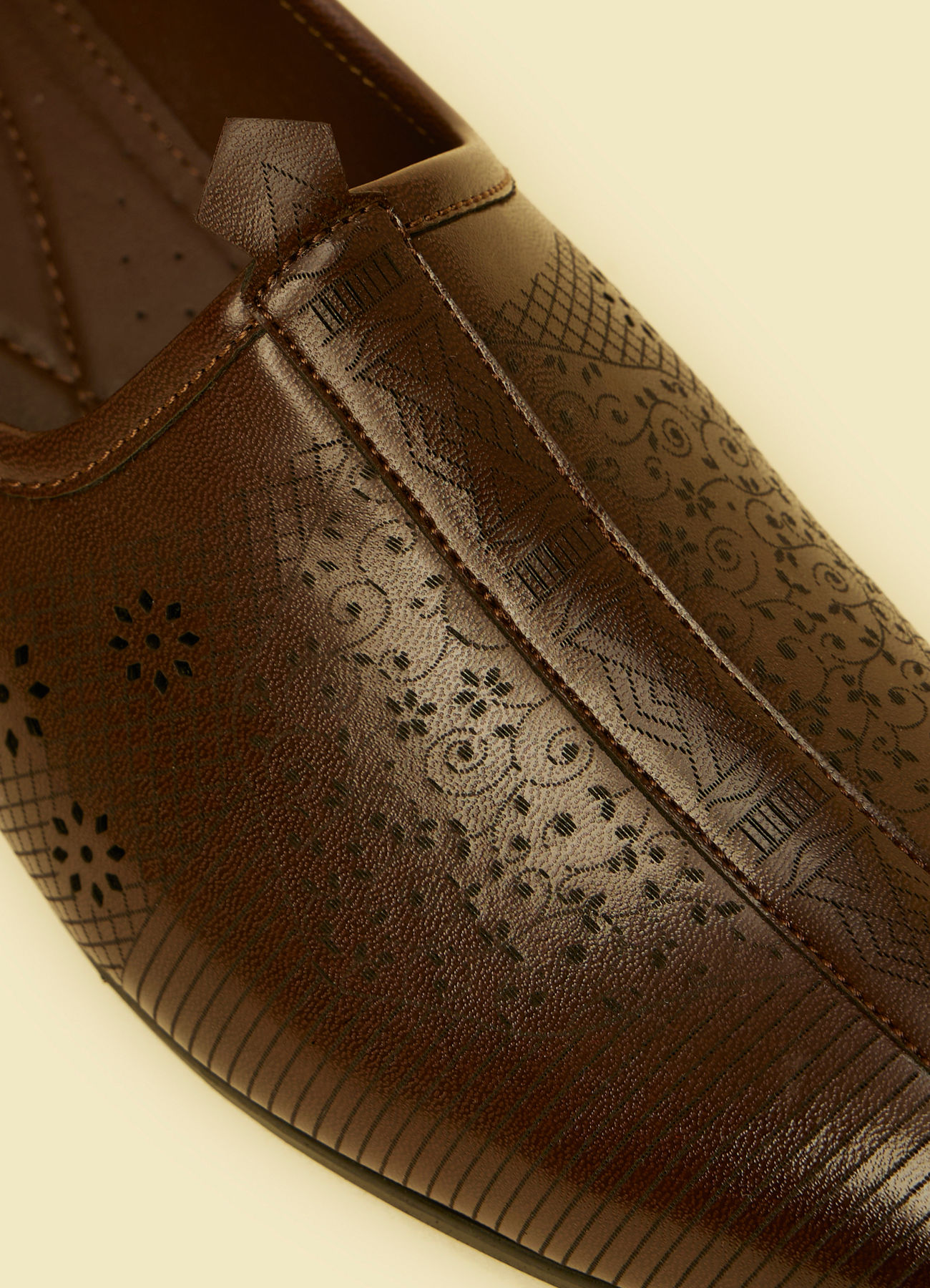Manyavar Men Dark Brown Elegance Shoe