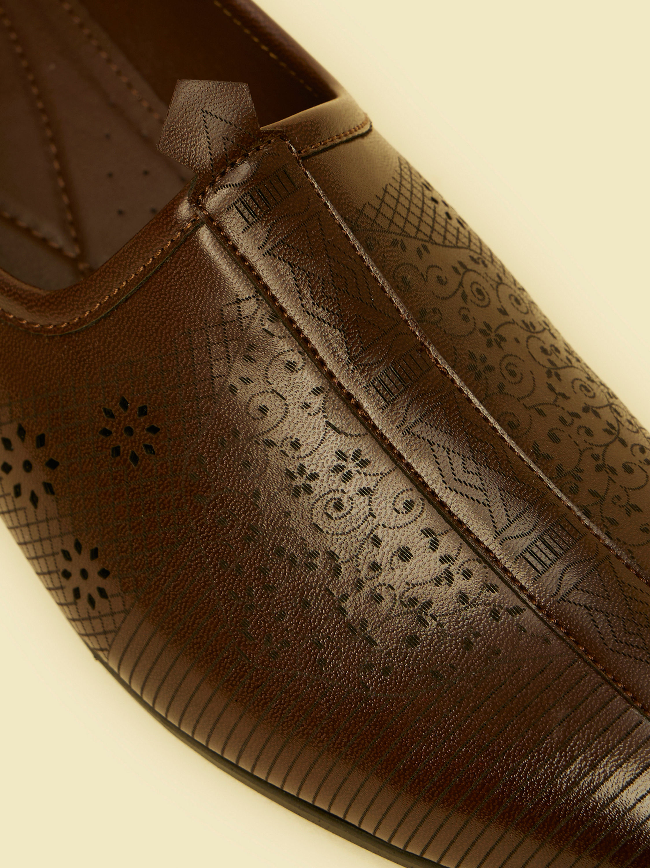 Manyavar Men Dark Brown Elegance Shoe