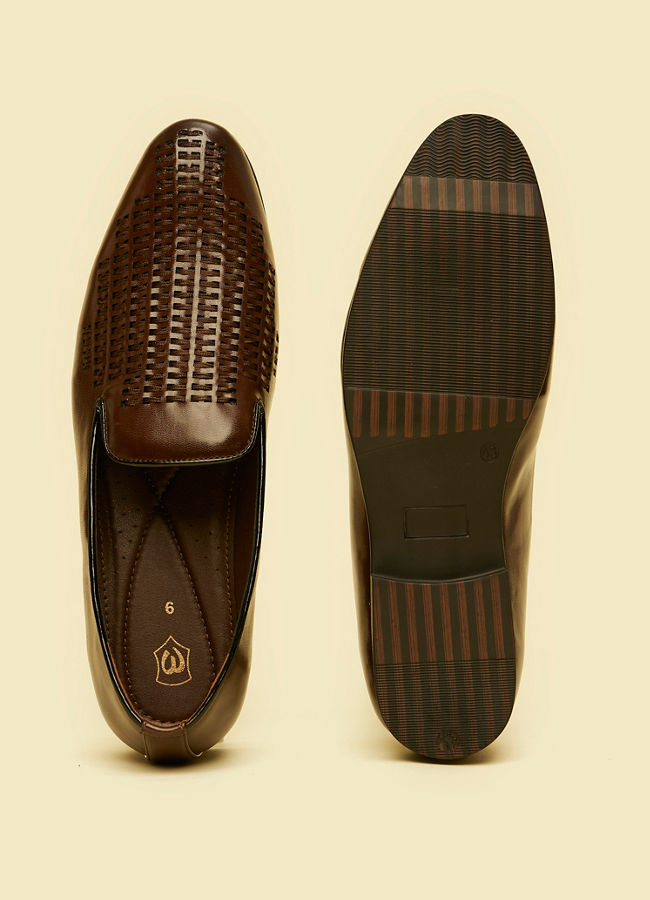 Manyavar Men Brown Charm Festive Shoe