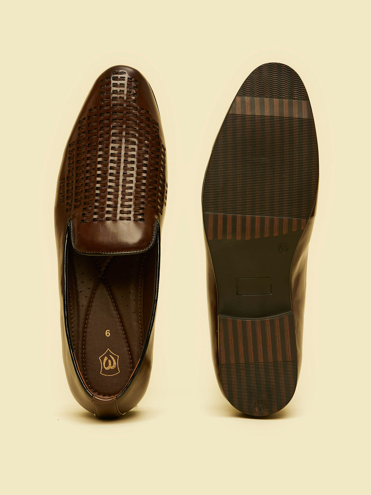 Manyavar Men Brown Charm Festive Shoe