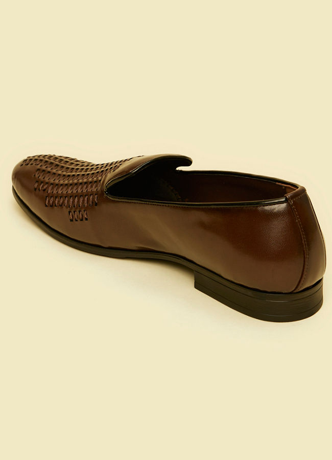 Manyavar Men Brown Charm Festive Shoe