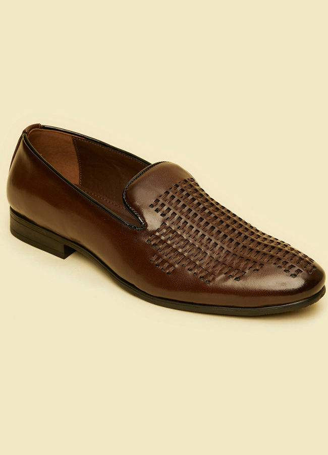 Manyavar Men Brown Charm Festive Shoe