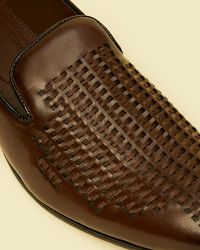 Manyavar Men Brown Charm Festive Shoe