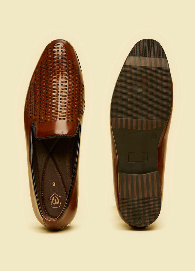 Manyavar Men Dark Brown Elegance Shoe