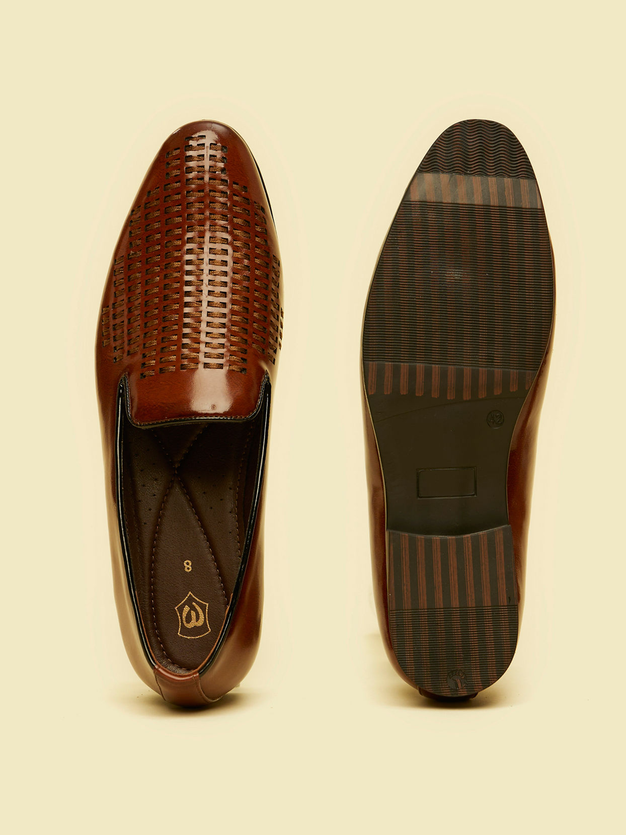 Manyavar Men Dark Brown Elegance Shoe