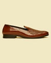 Manyavar Men Dark Brown Elegance Shoe