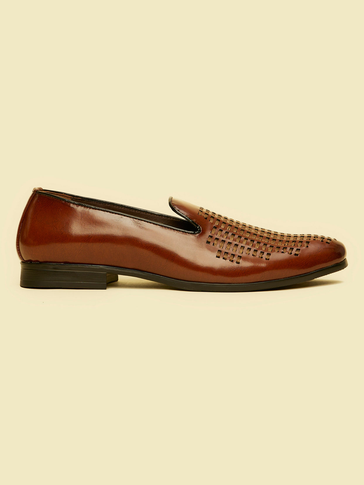 Manyavar Men Dark Brown Elegance Shoe