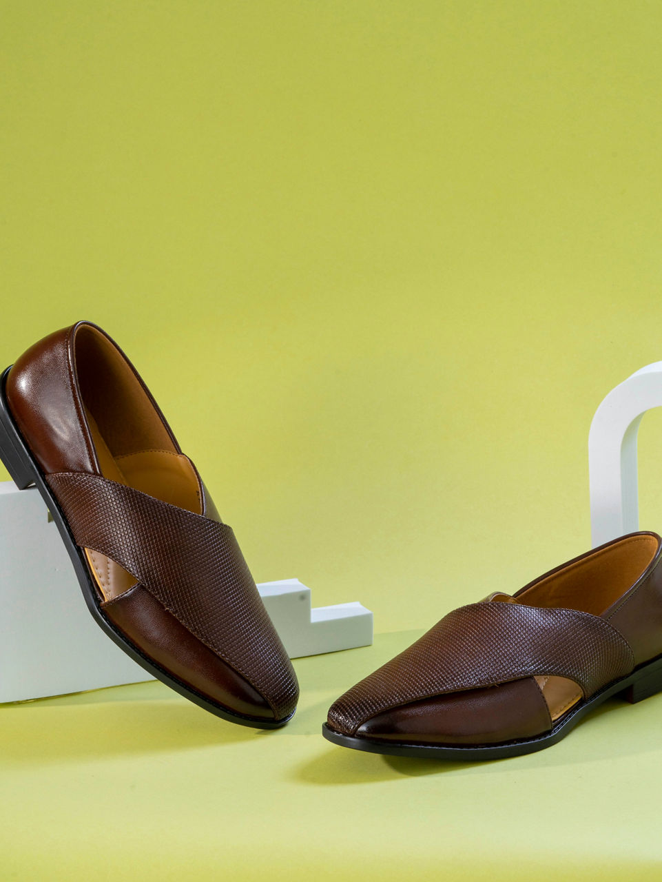 Manyavar Men Dark Brown Regalia Shoe