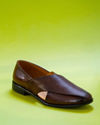 Manyavar Men Dark Brown Regalia Shoe