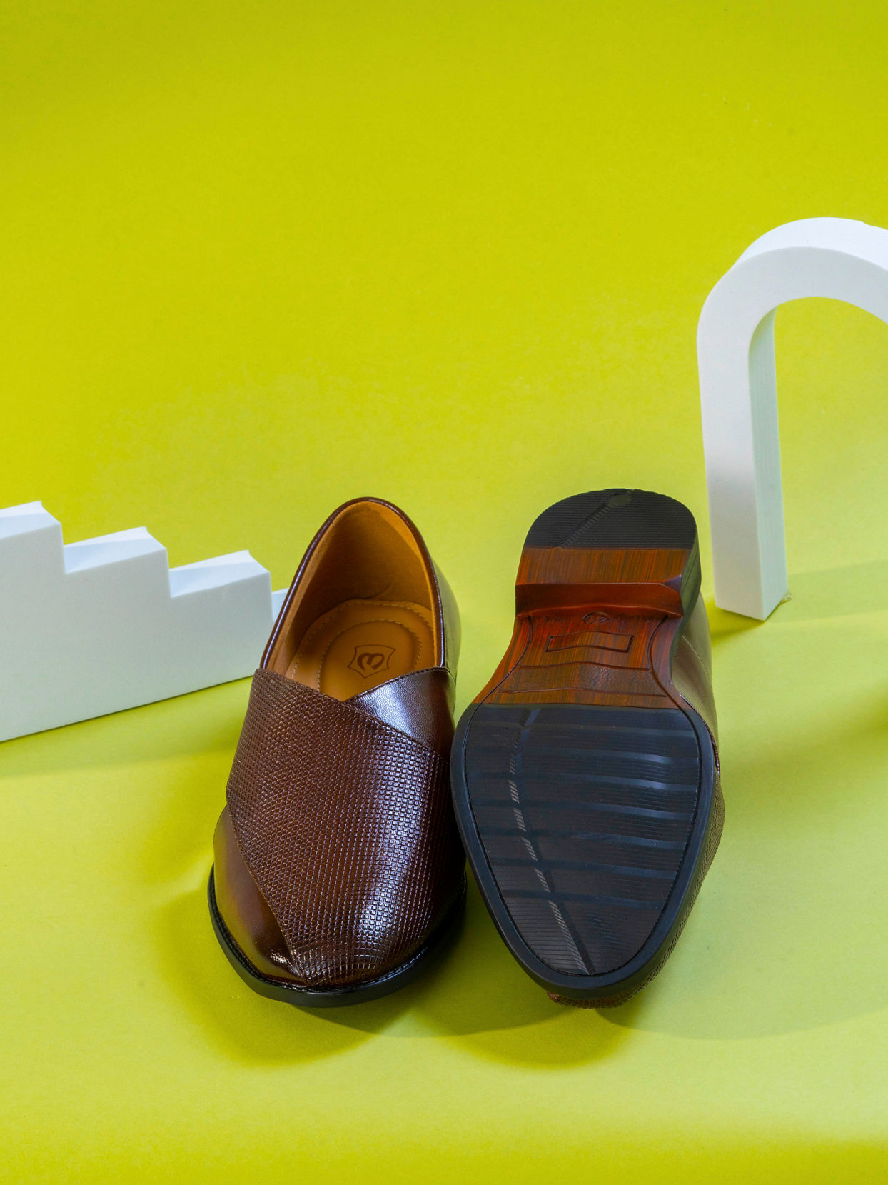 Manyavar Men Dark Brown Regalia Shoe