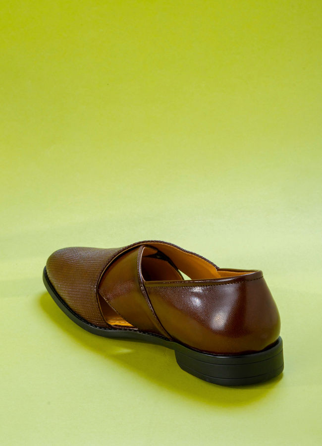 Manyavar Men Dark Brown Regalia Shoe