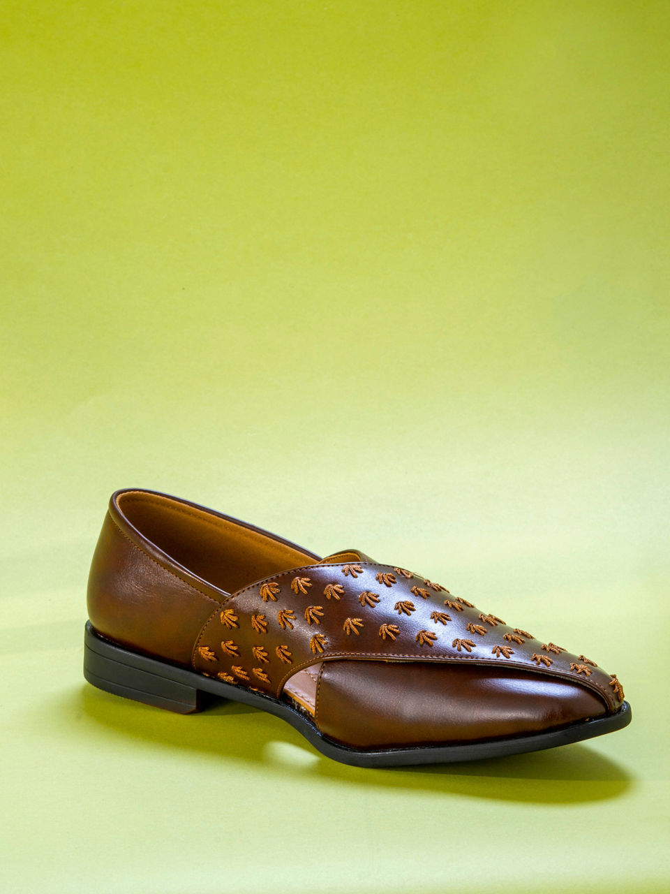 Manyavar Men Posh Dark Brown Shoe