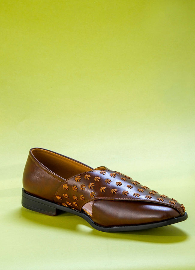 Manyavar Men Posh Dark Brown Shoe