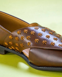 Manyavar Men Posh Dark Brown Shoe