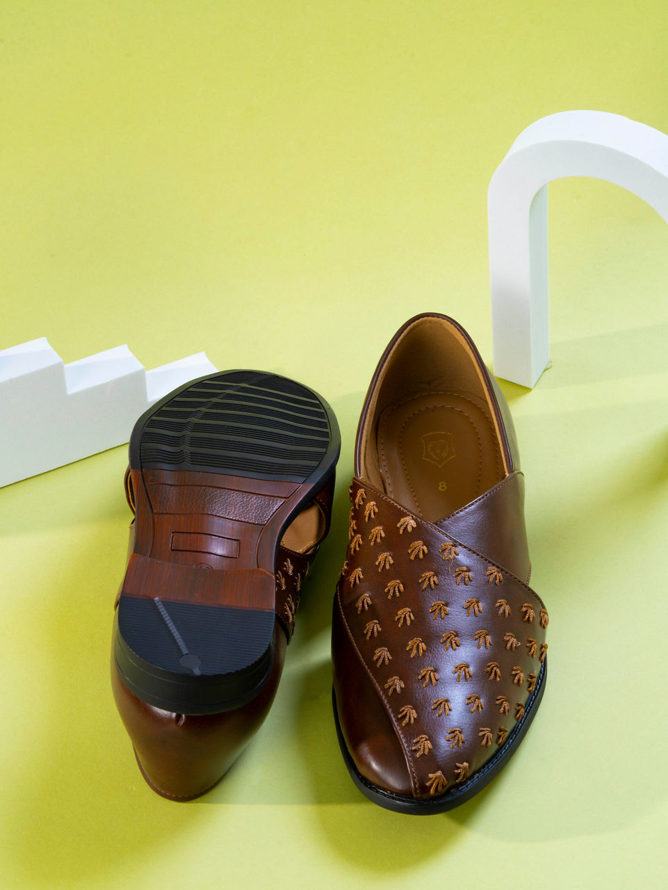 Manyavar Men Posh Dark Brown Shoe