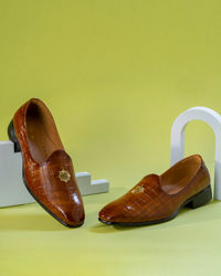 Manyavar Men Dapper Brown Shoe