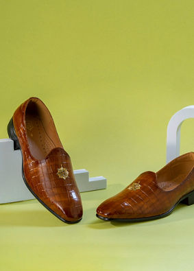 Manyavar Men Dapper Brown Shoe