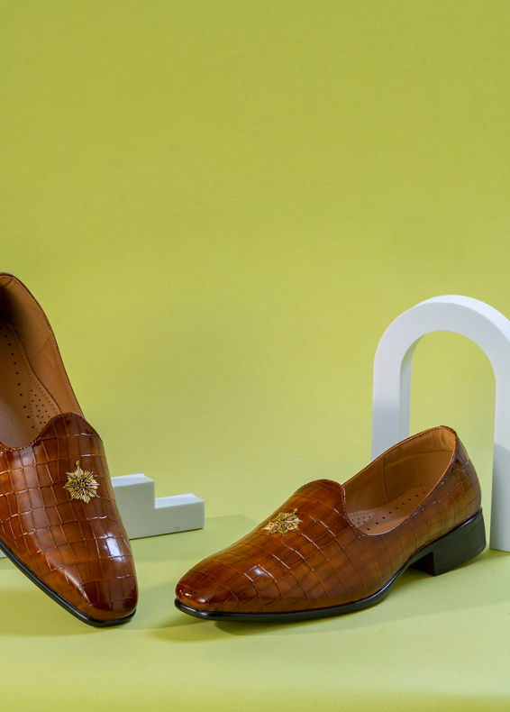 Manyavar Men Dapper Brown Shoe