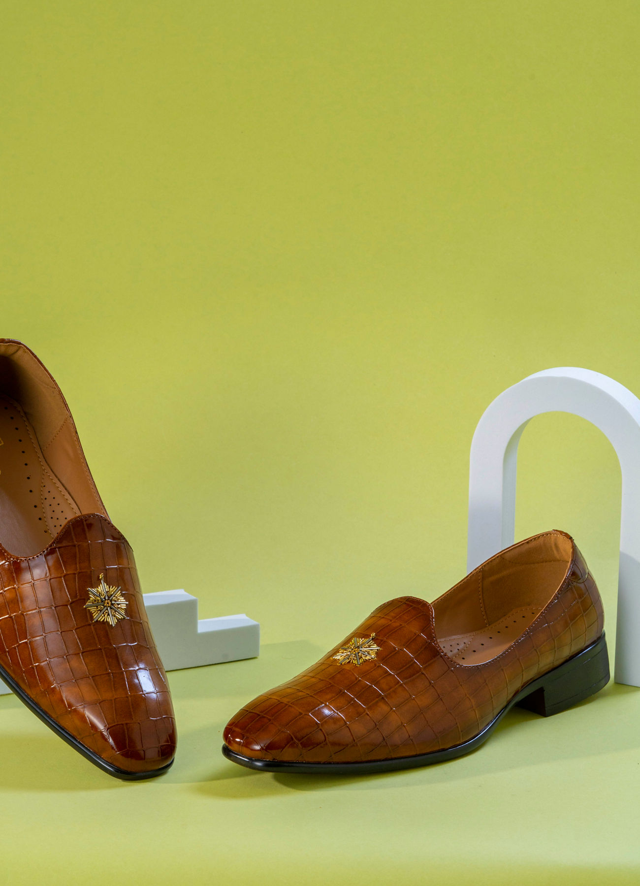 Manyavar Men Dapper Brown Shoe