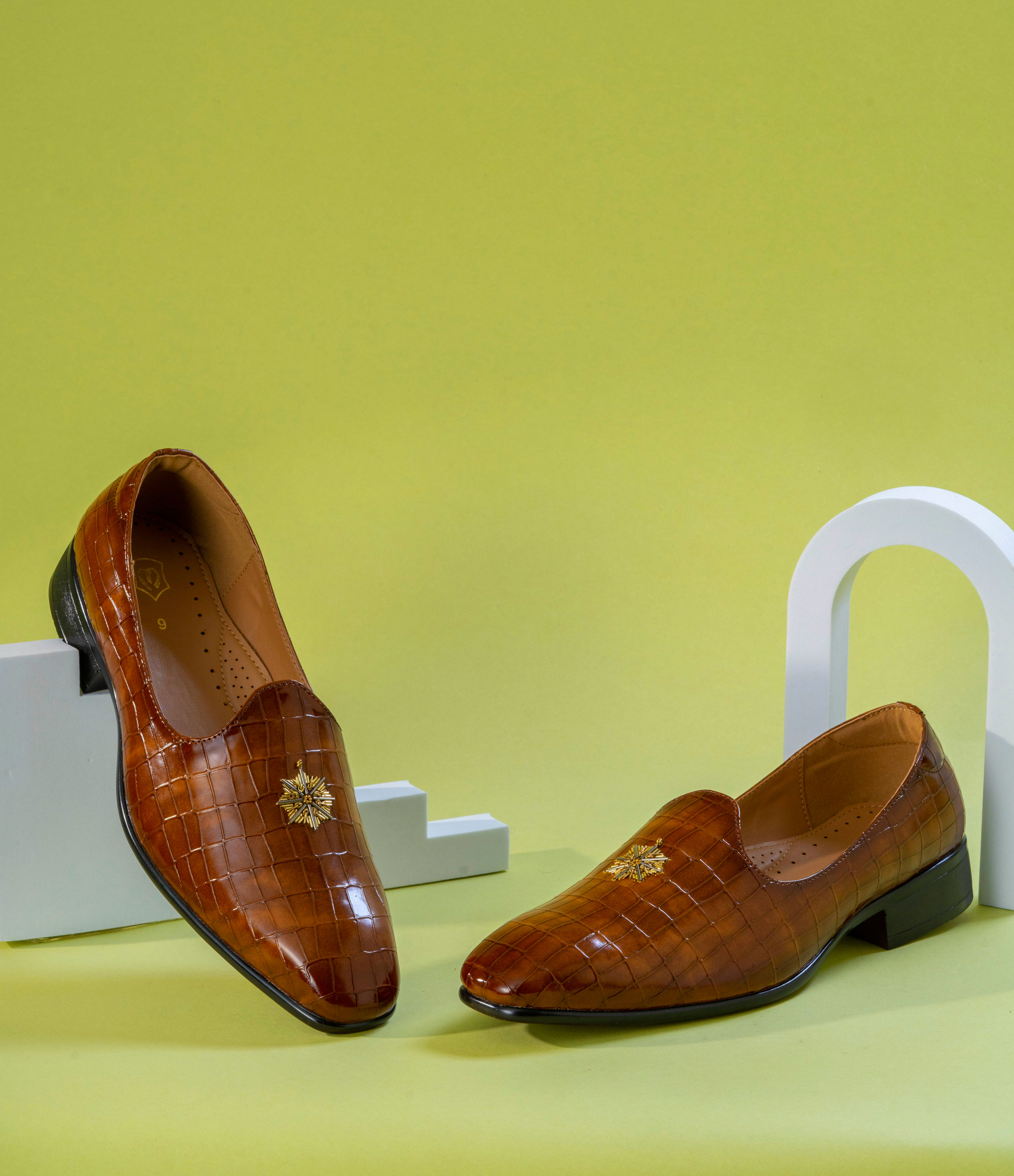 Manyavar Men Dapper Brown Shoe