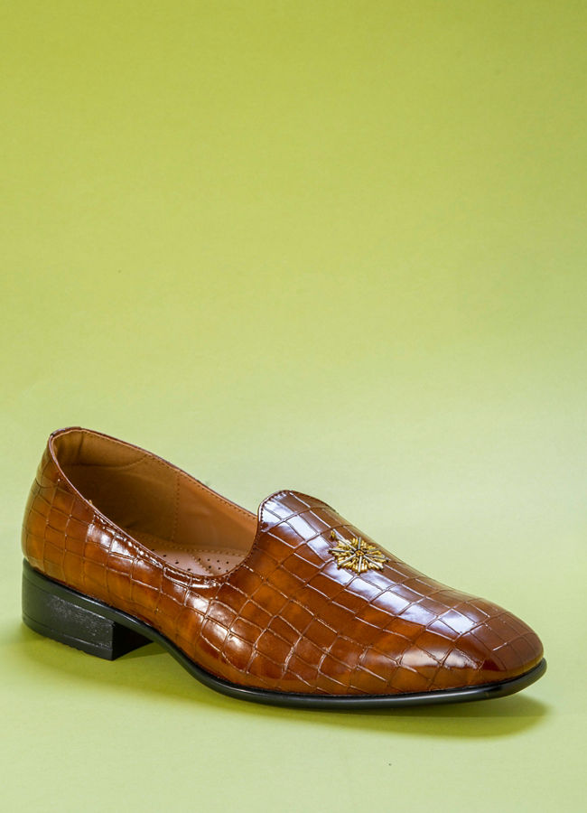 Manyavar Men Dapper Brown Shoe