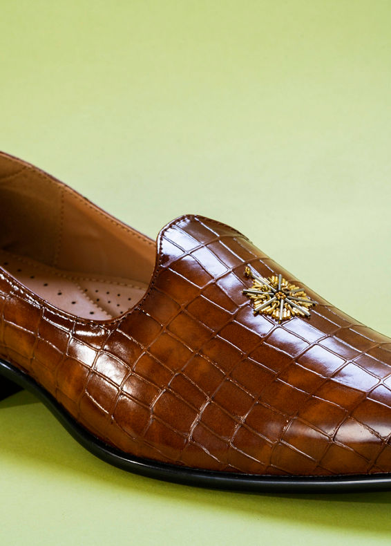 Manyavar Men Dapper Brown Shoe