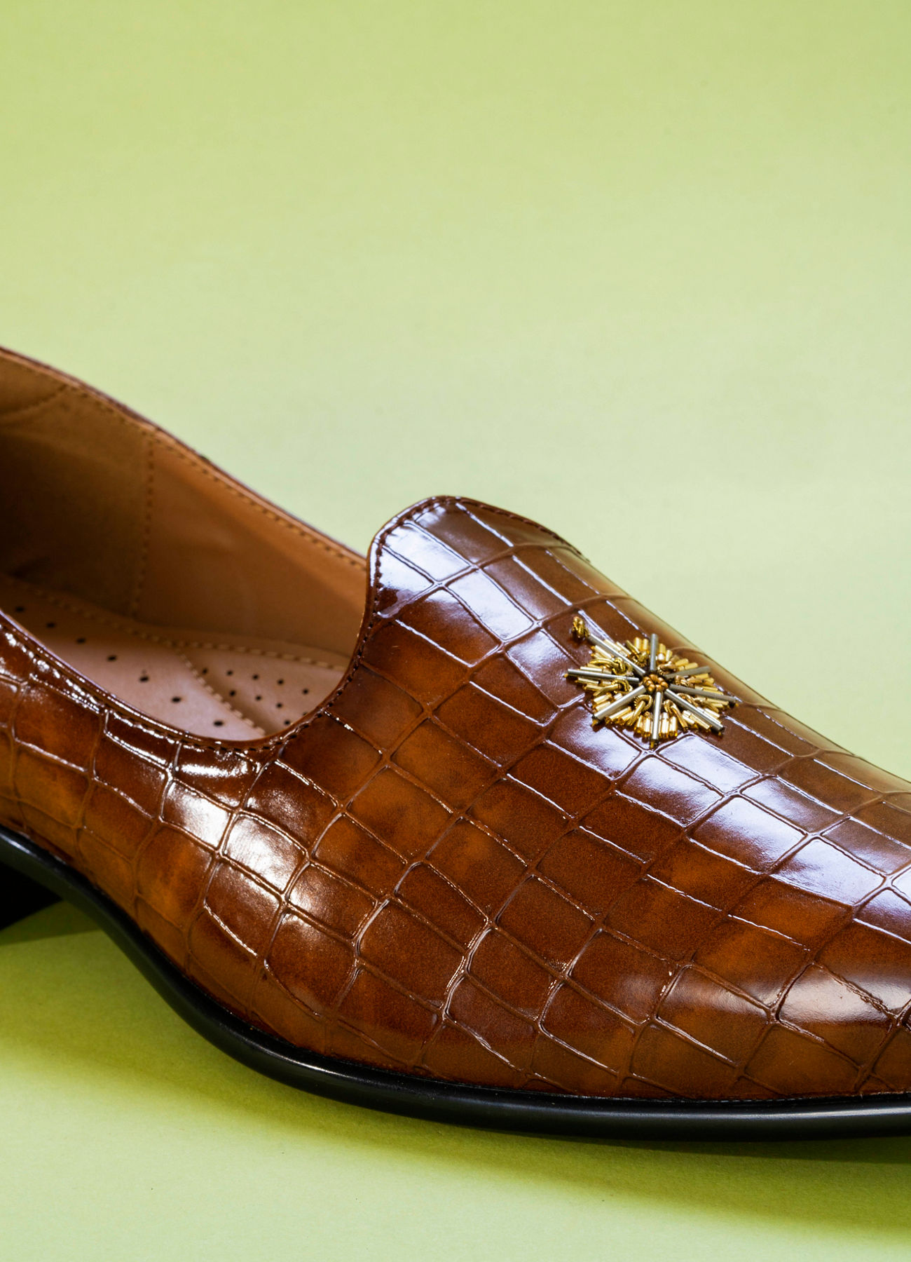 Manyavar Men Dapper Brown Shoe