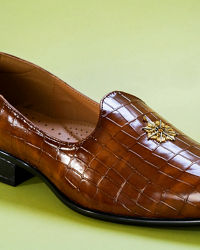 Manyavar Men Dapper Brown Shoe