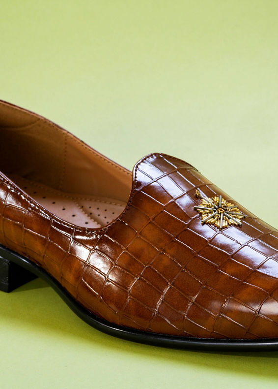 Manyavar Men Dapper Brown Shoe
