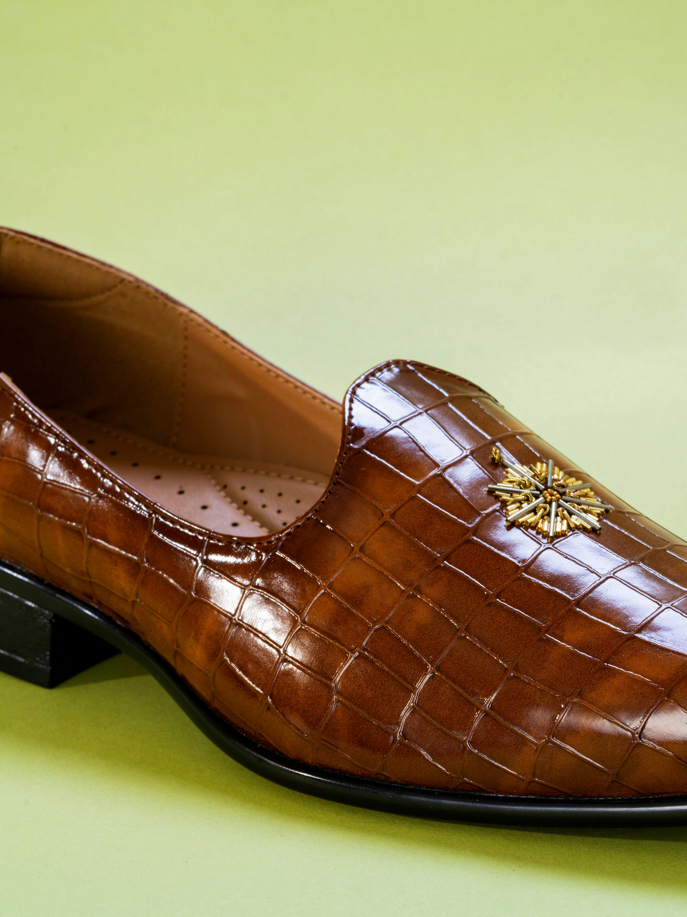 Manyavar Men Dapper Brown Shoe
