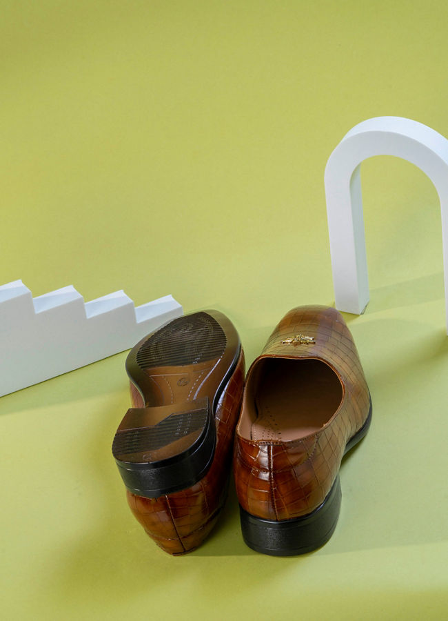 Manyavar Men Dapper Brown Shoe