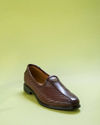 Manyavar Men Exquisite Brown Faux Leather Shoe