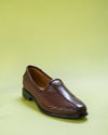 Manyavar Men Exquisite Brown Faux Leather Shoe