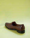 Manyavar Men Exquisite Brown Faux Leather Shoe