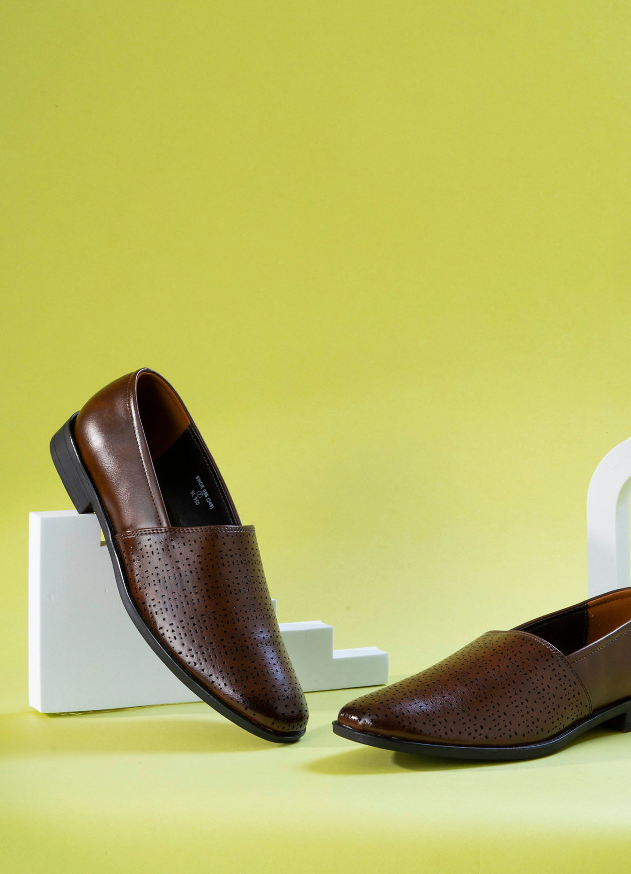 Manyavar Men Classic Dark Brown Shoe