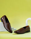 Manyavar Men Classic Dark Brown Shoe