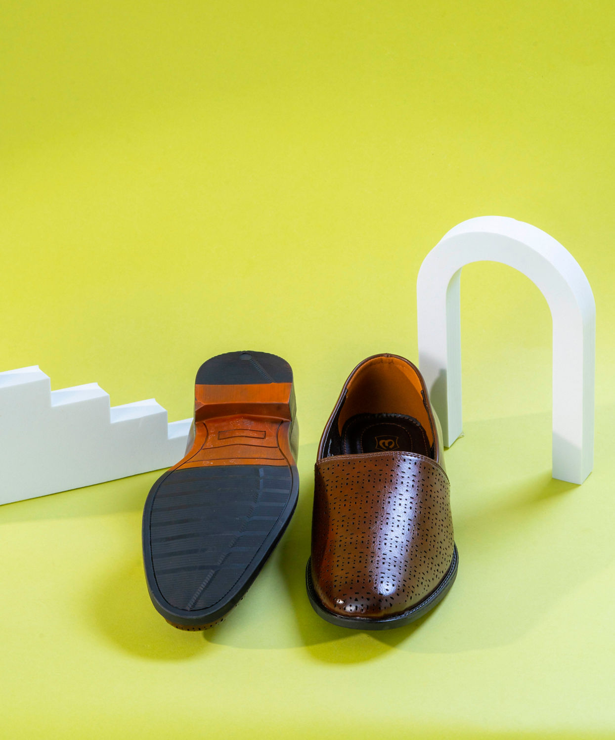 Manyavar Men Classic Dark Brown Shoe