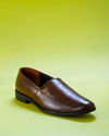 Manyavar Men Classic Dark Brown Shoe